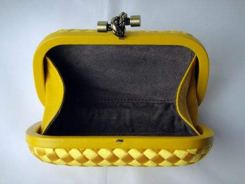 Bottega Veneta Clutches New Knot 8651 gold yellow